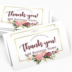 Thank You Cards with Personalization